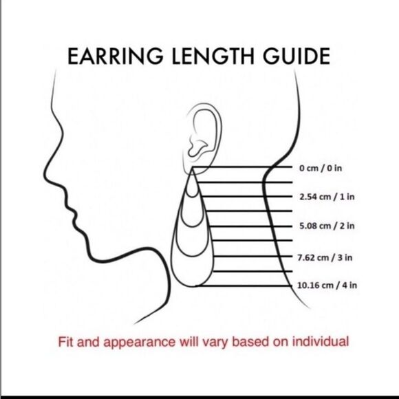 CIRCLE THREADER EARRINGS #GA1 - Picture 4 of 5